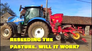 RESEEDING THE PASTURE WILL IT WORK [upl. by Sualokcin878]