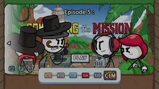 Henry Stickmin Completing the Mission  Part 2  All Bios [upl. by Enilamme691]