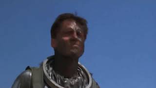 Chuck Yeager in The Right Stuff F104 crash [upl. by Neelyahs]