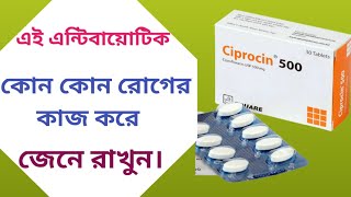 Ciprocin 500  ciprocin 500 কি কাজ করে  ciprofloxacin 500mg কি কাজ করে [upl. by Nolasba]