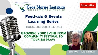 FEO Presents Growing Your Event From Community Festival to Tourism Draw in partnership with GMIST [upl. by Laynad]