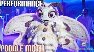 Poodle Moth Performs quotUnwrittenquot From The Hills  Masked Singer  S11 E4 [upl. by Kendal]