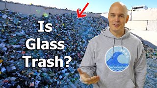 What REALLY happens to Recycled Glass  you might be surprised [upl. by Anirdnaxela425]