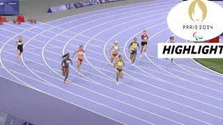 Para Athletics Womens 400m T47 Final Highlights 2024  Paris Paralympic game 2024 Brazil the Silva [upl. by Nicholl]