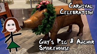 ALL FREE Breakfast Lunch and Dinner at Guys Pig amp Anchor Smokehouse on Carnival Celebration [upl. by Hook489]