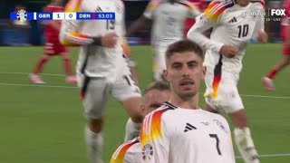 Kai Havertz Goal Germany Vs Denmark 10 UEFA Euro 2024 Extended Highlights [upl. by Santana602]