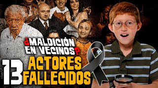 VECINOS 2024 13 ACTORES QUE YA FALLECIERON  OCTAVIO OCAÑA SE FUE A LOS 22 AÑOS 😭 [upl. by Nilesoy987]