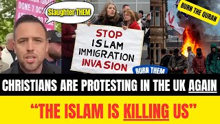 UK Patriots Protest Against Islamic Extremism “We Must Protect Our Country” Says Tommy [upl. by Mongeau540]