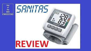 Sanitas SBC 251 Blood Pressure Monitor REVIEW Lidl 21 systolicdiastolic 30250 pulse 40180 [upl. by Ljoka]