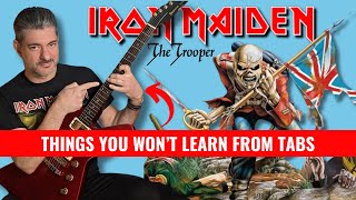 Iron Maiden  The Trooper The Tutorial You Didnt Know You Needed [upl. by Yrevi]