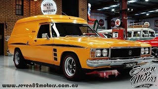 1976 Holden HJ XX7 Sandman Panelvan for sale seven82motors [upl. by Calabrese]