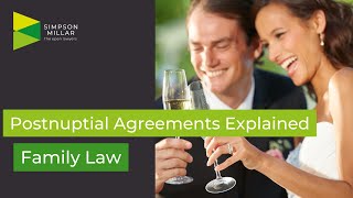 Postnuptial Agreements Explained  UK Family Solicitor [upl. by Odawa]