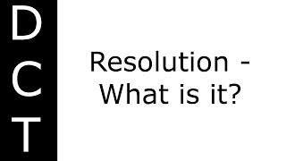 Resolution  What is it K12 AS Biology [upl. by Ahsaercal284]