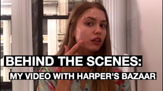 BEHIND THE SCENES A SHOOT WITH HARPERS BAZAAR [upl. by Linda]