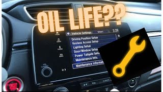 2022 Honda CRV Oil Light Reset [upl. by Russell947]