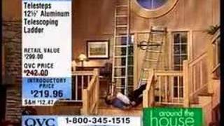 QVC Ladder Fall Blooper [upl. by Monteith]