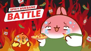 🌶️ Molang vs Piu Piu Spicy Mukbang Challenge 🔥 [upl. by Scheck]