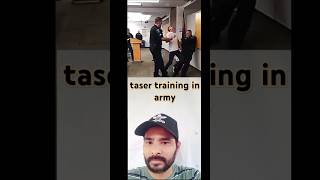 reaction taser training military Military Police Control Devices tasertraining military shorts [upl. by Kcid]