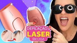 😎DEPILAÇÃO A LASER EM CASA  Depiladora LUZ PULSADA Fotodepilação [upl. by Richmound]