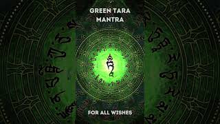 Green Tara Mantra  Om Tare Tuttare Ture Soha  綠度母 多羅菩薩 心咒  Protection Mantra [upl. by Gussy343]