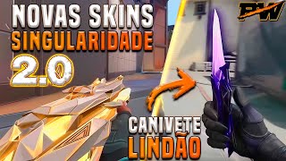 NOVAS Skins SINGULARIDADE 20 BUFFS no Phoenix amp Sage NERFS no Cypher amp Gekko e Rework na SUNSET [upl. by Ecnatsnoc572]