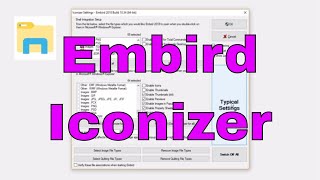 Embird Basic Manager Use Embird Iconizer to see your embroidery files [upl. by Ellekcim]