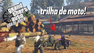 GTA V VIDA DE JOVEM PEGUEI MEU CARRO E FOMOS FAZER TRILHA EP 10 Especial de 150 inscritos [upl. by Roselani]