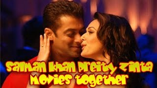 Salman Khan Preity Zinta Movies together  Bollywood Films List 🎥 🎬 [upl. by Prosperus]