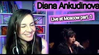 Diana Ankudinova Live at Moscow with the banda DA REACTION best moments part 1 [upl. by Norek]