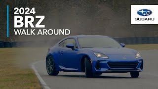 2024 Subaru BRZ Walk Around – Iconic sports car design engineered for driving fun [upl. by Heisel]