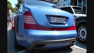 Maybach 57s Fab Design start upAcceleration Sound [upl. by Nangatrad584]