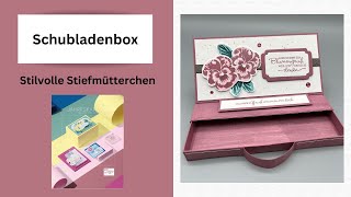 Schubladenbox Mit quotStilvolle Stiefmütterchenquot von StampinUP [upl. by Rammus]