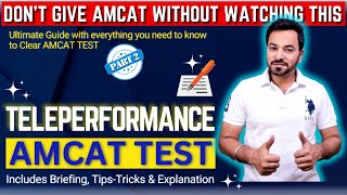 AMCAT Test for Teleperformance  Teleperformance Assessment Test  AMCAT PART 2 [upl. by Schumer551]