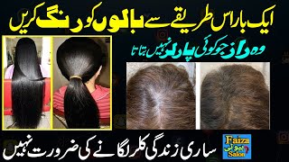 Permanent Hair Color  Tutorial For Hair Color  Life Time Guaranty [upl. by Rawlinson]