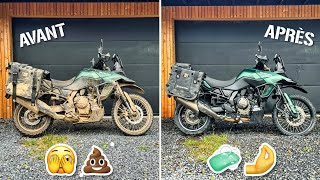 NETTOYER SON TRAIL facilement après une sortie moto offroad  MA MÉTHODE DÉTAILLÉE [upl. by Trutko]