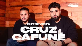 CRUZ CAFUNÉ desde su camerino habla de ME MUEVO CON DIOS y YUNG BEEF [upl. by Saum]