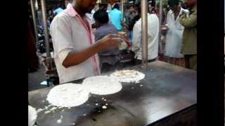 Awesome White Butter Dosa  Indian Street Food Recipes [upl. by Gypsy674]