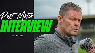 PostMatch Interview  Cotterill after important York win [upl. by Phox]