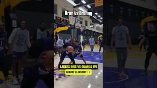 Bronny got the stop on Lebron😭 [upl. by Faus]