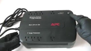 How to replace an APC BackUPS ES 550 Battery [upl. by Nerti]