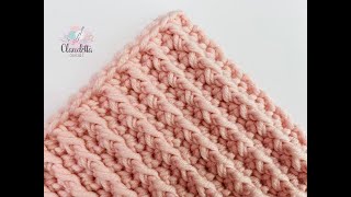 🇺🇸 CROCHET Alpines Stitch  BEGINNER [upl. by Deth785]