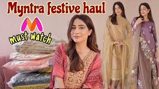 Best Myntra HAUL so far MUST WATCH 🌸myntrahaul myntra [upl. by Nim892]