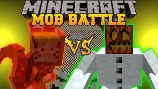 MUTANT SNOW GOLEM VS KYUUBI  Minecraft Mob Battles  OreSpawn and Mutant Creatures Mods [upl. by Ardnahsal]