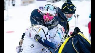 JuniorVm Skidor 2021 Stafett Damer Stepanova vs Sweden [upl. by Natsirk392]