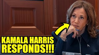 Kamala Harris RESPONDS After Israel Hit By 200 Missiles [upl. by Nnaynaffit]