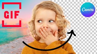 How to Remove Background From Animated Gif Image in Canva [upl. by Georgette]