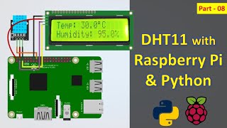 08 DHT11 Sensor with Raspberry Pi and Python [upl. by Odama182]