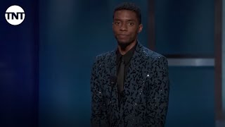 Chadwick Boseman Tribute to Denzel Washington  AFI 2019  TNT [upl. by Haimerej]