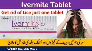 anti lice tablet  Ivermite 6mg Tablet Uses In Urdu  How to use side effects complete guidance [upl. by Carolynn]