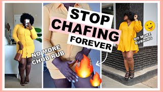 How to stop Thigh chafing aka BURNING 🔥between legs forever  Easy Ways to Stop Chub Rub now [upl. by Adlig424]